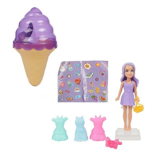 Toi Toys Surprise Cream pop 9cm met accessoires in ijsje