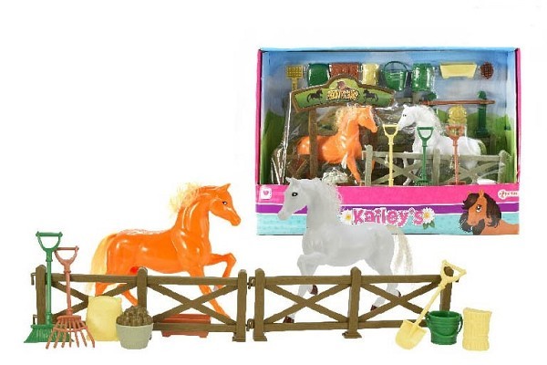 Toi Toys Toi Toys Kailey Paardenstal met 2 paarden