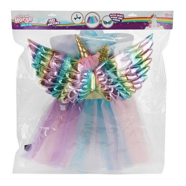 Toi Toys Verkleedset Eenhoorn - vleugels+tutu