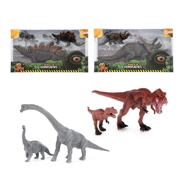 Toi Toys World of Dinosaurs Moeder met kind dino