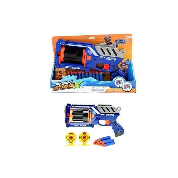 Toi Toys Z- FOAM BLASTER Pistool met foamkogels+schietschijven 38x32cm