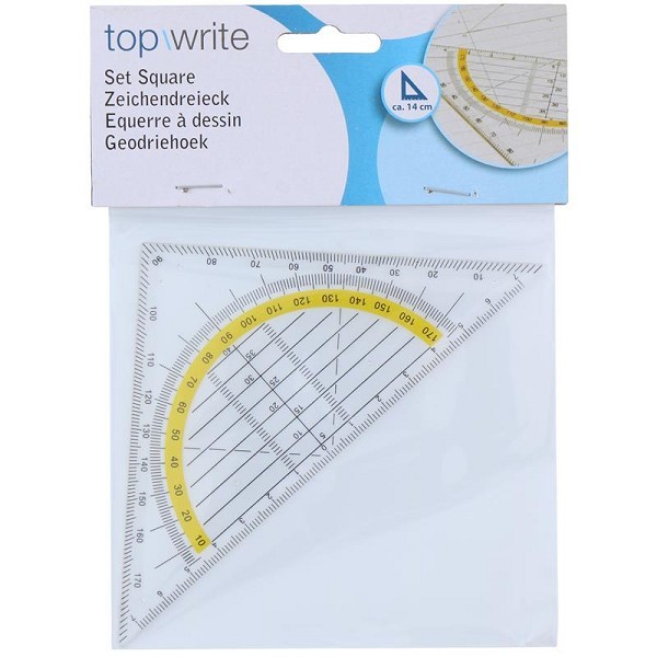 Top Write Geodriehoek 14cm