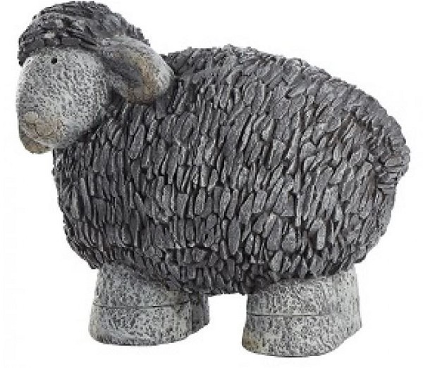 Tuinbeeld Schaap groot polystone 58x35x47cm