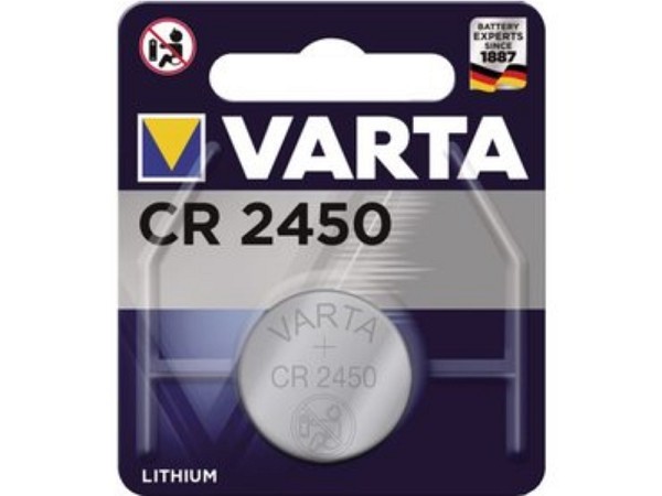 Varta lithium CR2450 3V batterijen knoopcel