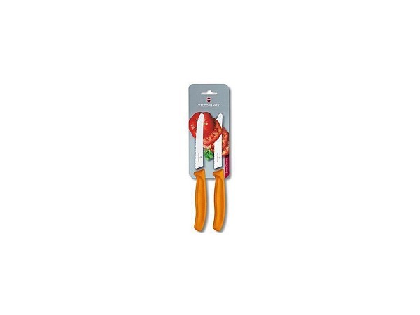 Victorinox Tafel/tomatenmes kartel oranje 2 stuks op kaart