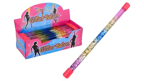 Vloeistof glitter toverstaf, 31 cm