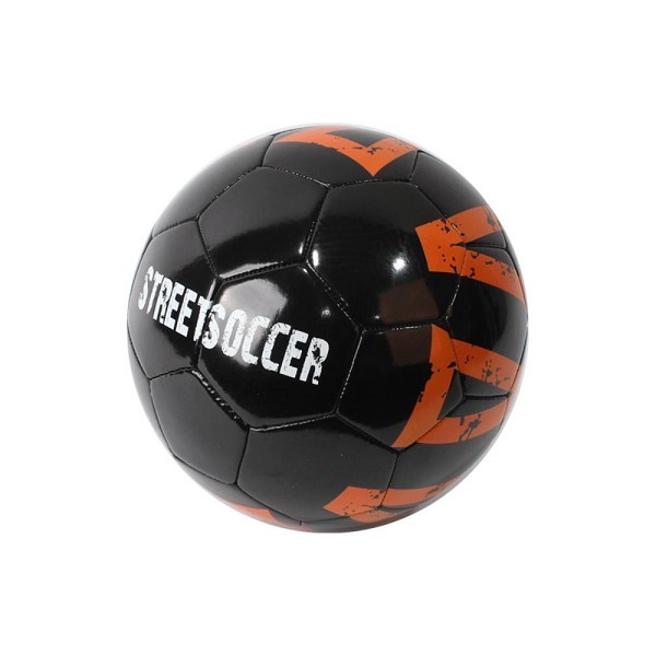 Voetbal PVC Streetsoccer maat 5 zwart