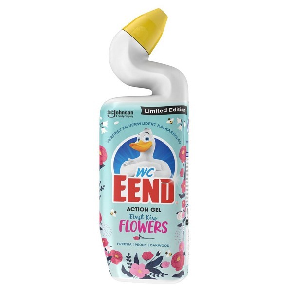 WC-Eend Toiletreiniger Action Gel First Kiss Flowers 750ml