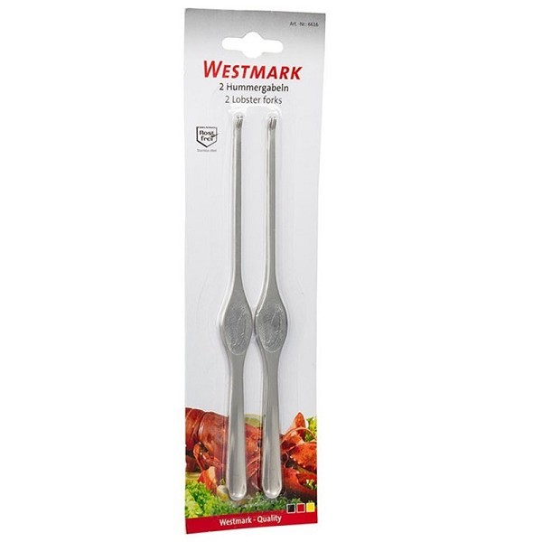 Westmark Kreeftenhaak 2 stuks - RVS - 18,5x1,7x0,4cm