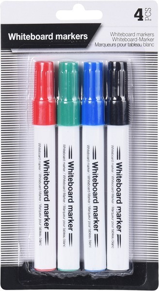 Whiteboard markers set van 4