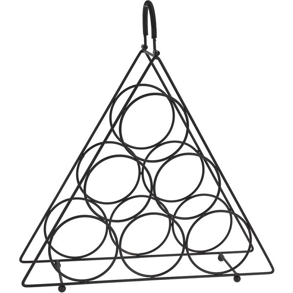 Wijnrek metaal voor 6 flessen 41x11x37,5cm