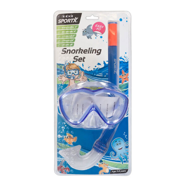 Kinder Snorkelset Blauw