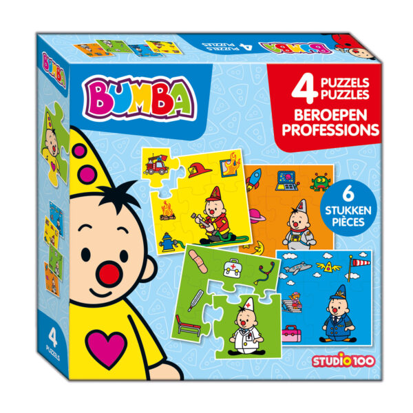 Bumba Puzzel Beroepen, 4in1