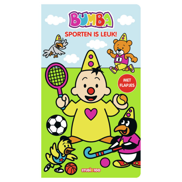 Bumba Kartonboek met flapjes - Sporten is Leuk!