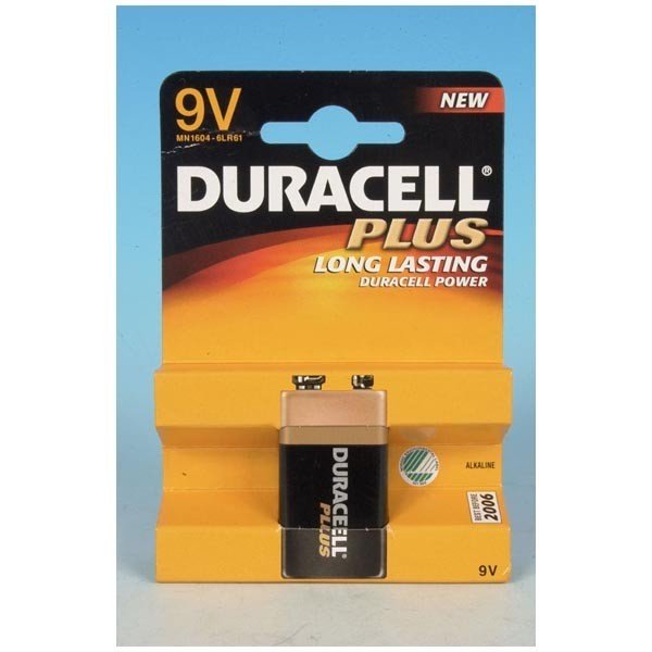 10X Duracell Plus Power batterij 9V Blister a 1 stuk - Voordeelverpakking