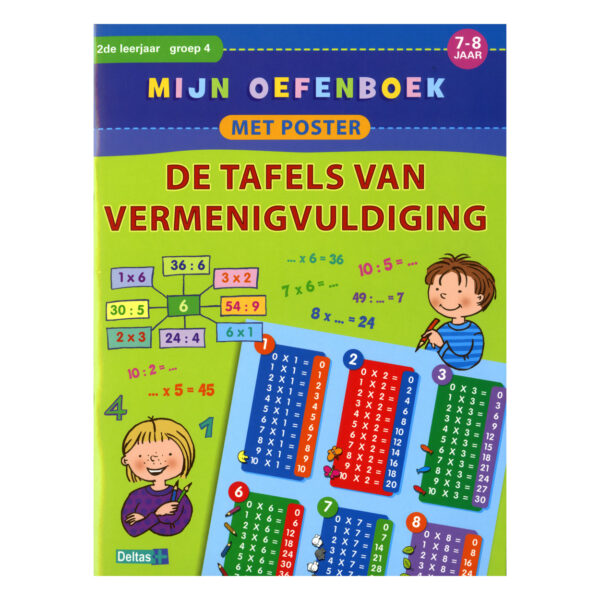 Tafels Van Vermenigvuldigen Oefenboek Met Poster