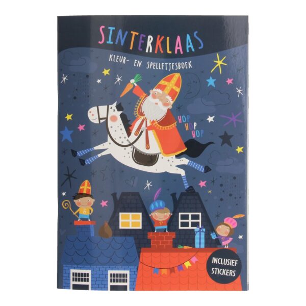 Kleur- en Spelletjesboek Sinterklaas