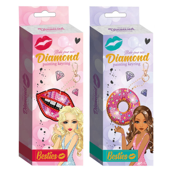 Besties Diamond Painting Sleutelhanger Maken