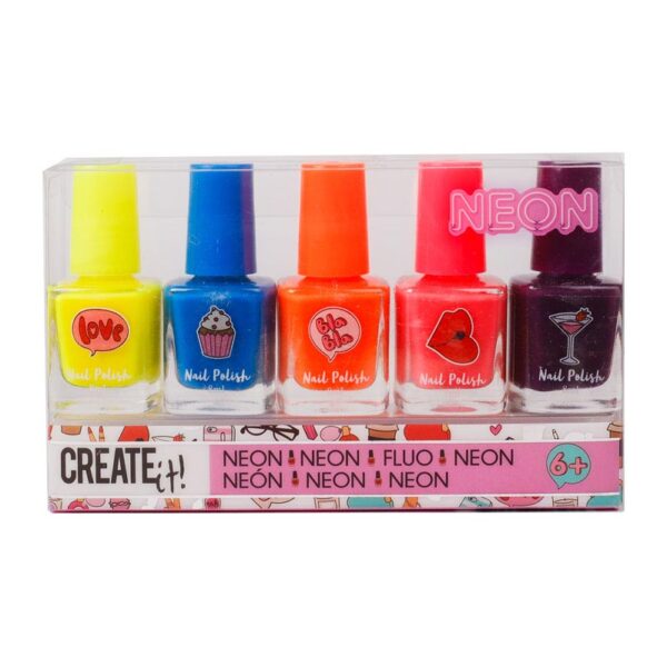 Create It! Nagellak Neon, 5st.