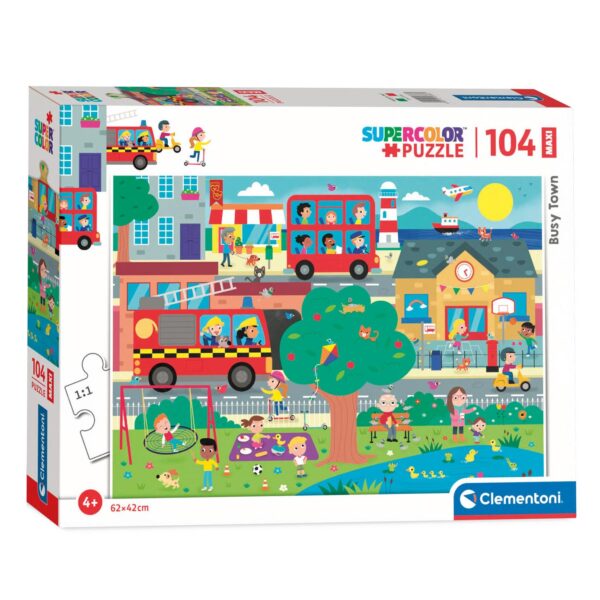 Clementoni Maxi Puzzel Drukke Stad, 104st.