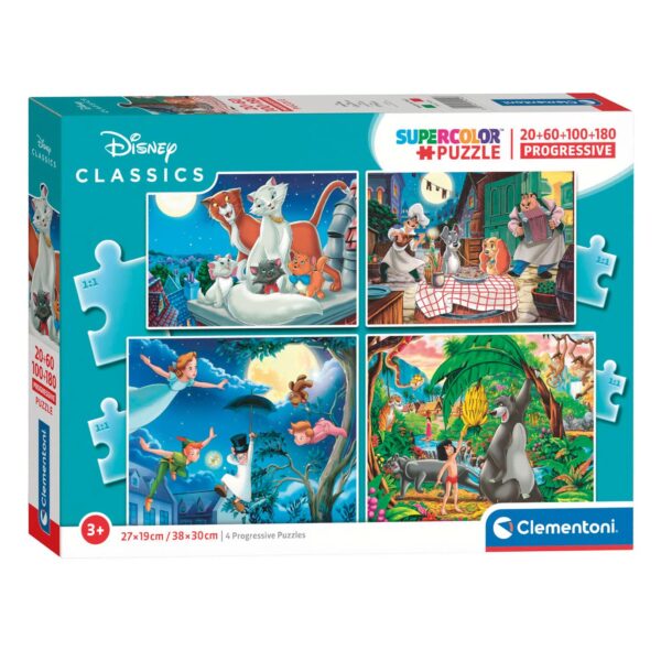 Clementoni Puzzel Disney Classics, 4in1