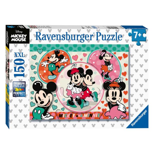 Droompaar Mickey & Minnie Legpuzzel, 150st. XXL