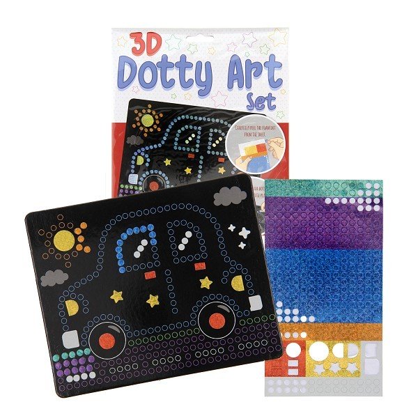 3D Dotty art set stippen knutselset 26x20cm