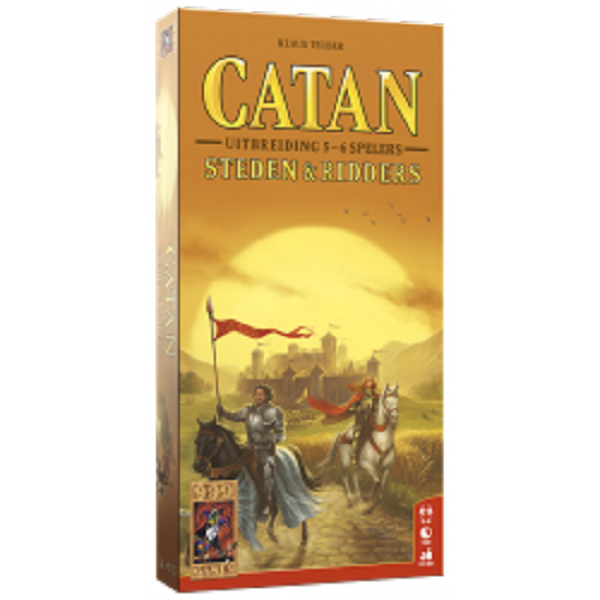 999 Games De kolonisten van Catan Steden en Ridders uitbreiding voor 5-6 spelers