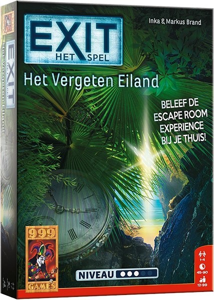 999 Games EXIT - Het vergeten eiland Bordspel