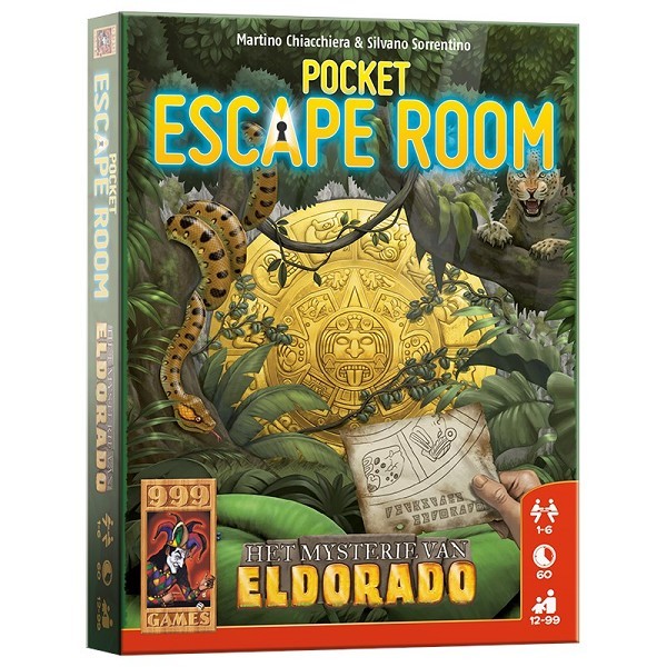 999 Games Pocket Escape Room - Het Mysterie van Eldorado Breinbreker