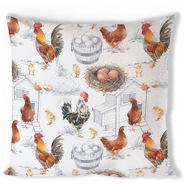 Ambiente Kussenhoes Chicken Farm 40x40cm