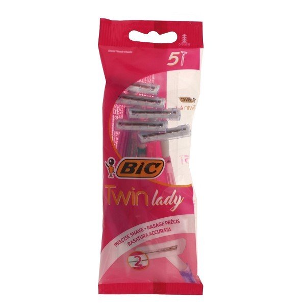 Bic Twin Lady wegwerpscheermesjes 5 stuks