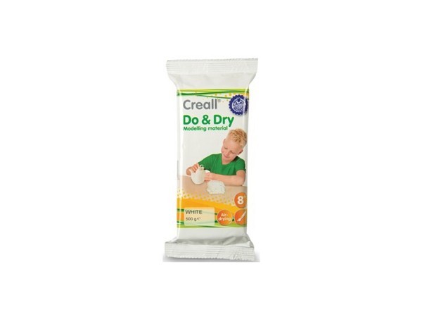 Creall Do & dry klei 500g wit