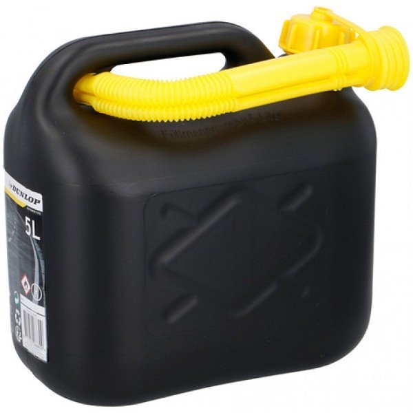 Dunlop Jerrycan 5 ltr zwart benzinebestendig