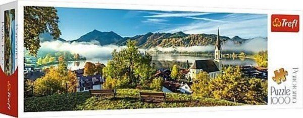 Panorama puzzel Schliersee meer 1000 stukjes