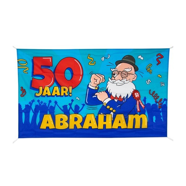 Paperdreams Gevel vlag XXL Abraham cartoon