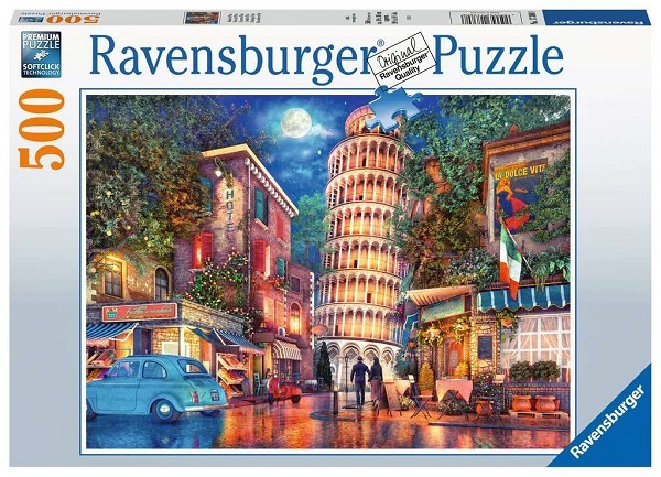 Ravensburger Avond in Pisa puzzel 500 stukjes