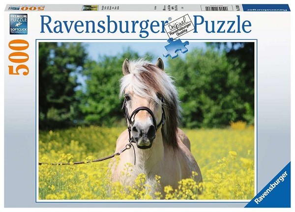 Ravensburger puzzel paard tussen de bloemen 500 stukjes