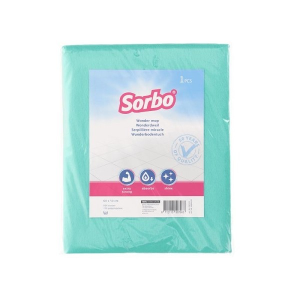 Sorbo Wonderdweil viscose 60x50cm groen