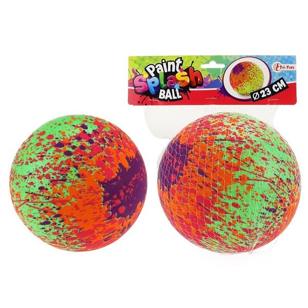 Toi Toys Bal met grote verfspatten Ø23cm