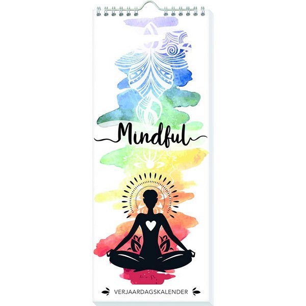 Verjaardagskalender - Mindfulness 32x13cm