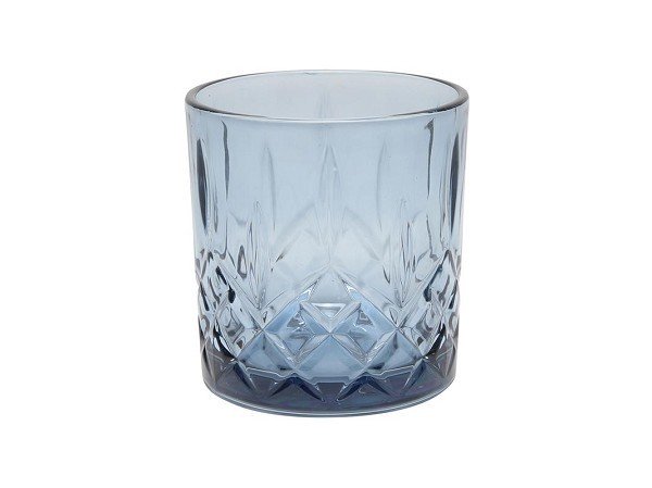 Whiskey/waterglas 345ml navy blauw doos a 6 stuks