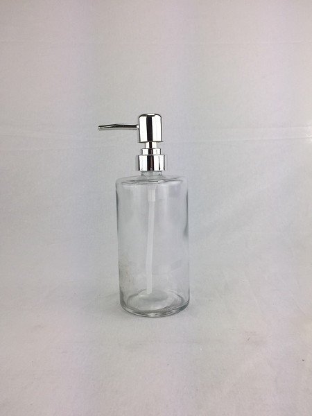 Zeepdispenser glas 400ml Ø7,5x19,5cm